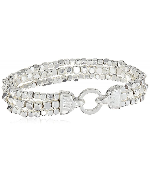 Nine West Fashion Jewelry Stretch Bracelet - Silver-Tone - CP12MXSYAA2