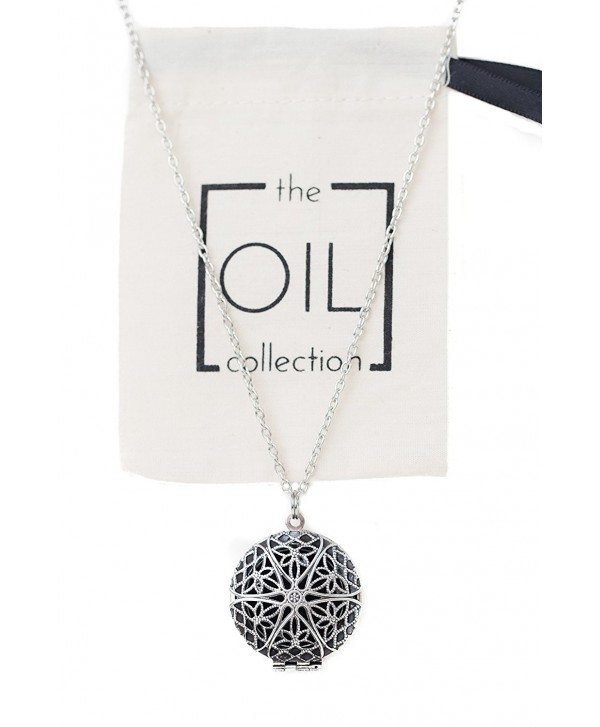 Essential Oils Aromatherapy Diffuser Locket Necklace - CV1211NH9C3