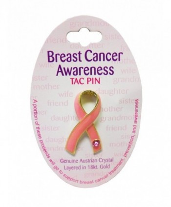 Breast Cancer Awareness Pink Ribbon Tac Pin - CA117QR58R7