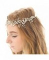 BriLove Bohemian Simulated Hairpieces Silver Tone