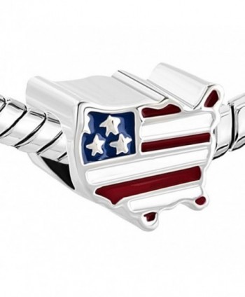 Pugster Patriotic American Country Bracelet