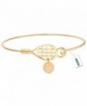 SENFAI Fashion Sport Tennis Racket Shape Hook Opening Bracelet&Bangle - CG12MZLH0N8