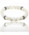 Julie Jewelry | Pearl Stretch Bracelet - White - C1126H655RZ