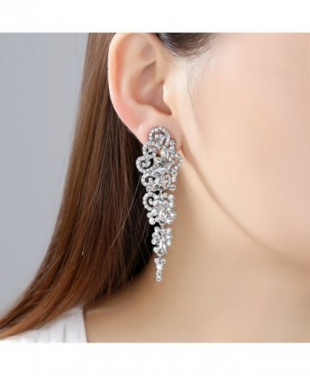 mecresh Crystal Earrings Wedding Womens in Women's Drop & Dangle Earrings
