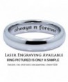 MJ Polished Tungsten Carbide Wedding in Women's Wedding & Engagement Rings