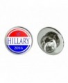 Hillary 2016 Democrat Logo Hillary Clinton for President Round Metal Lapel Hat Pin Tie Tack Pinback - CJ122N0YOAR