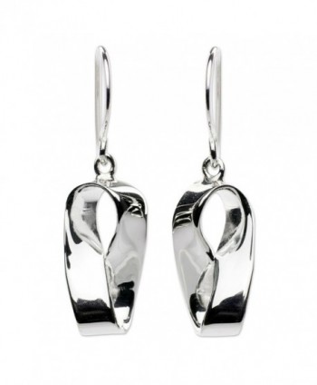 NOVICA .925 Sterling Silver Contemporary Dangle Earrings- 'Modern Mobius' - CX127S0ZSX5