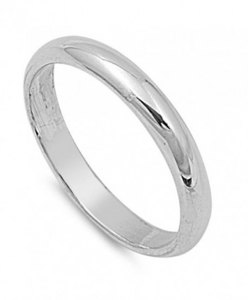 CHOOSE YOUR WIDTH Sterling Silver Wedding Band Comfort Fit Ring 2mm-10mm Sizes 2-15 - CY11FWB86RX