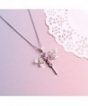 Dragonfly Pendant Sterling Silver Necklace in Women's Pendants