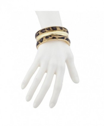 Lux Accessories Animal Leopard Bracelet in Women's Bangle Bracelets
