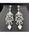 Janefashions Austrian Rhinestone Chandelier Earrings in Women's Drop & Dangle Earrings