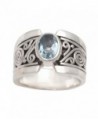 NOVICA Sterling Silver Artisan Crafted in Women's Band Rings