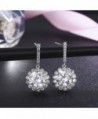 SBLING Platinum Plated Sterling Zirconia Earrings in Women's Drop & Dangle Earrings