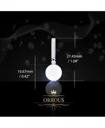 Simulated Zirconia Accented Earrings 10 5 11Mm