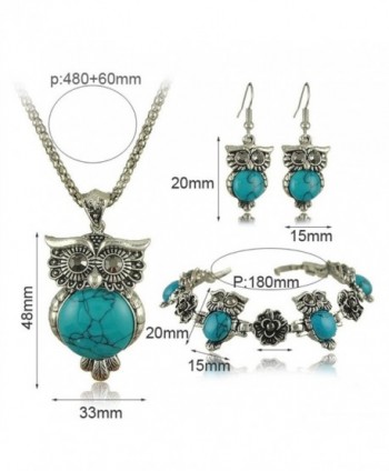 DAHONGPAO Turquoise Necklace Three piece Accessories