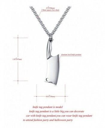 Stainless Pendant Necklace Fashion Titanium