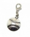 Jewelry Monster Clip-on "Baseball or Softball" Charm Bead - CT11T4VVCLJ