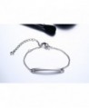 Free Engraving Personalized Stainless Steel Bracelets in Women's ID Bracelets
