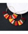 Bohemian Tassel Earrings Jewelry Valentines in Women's Hoop Earrings