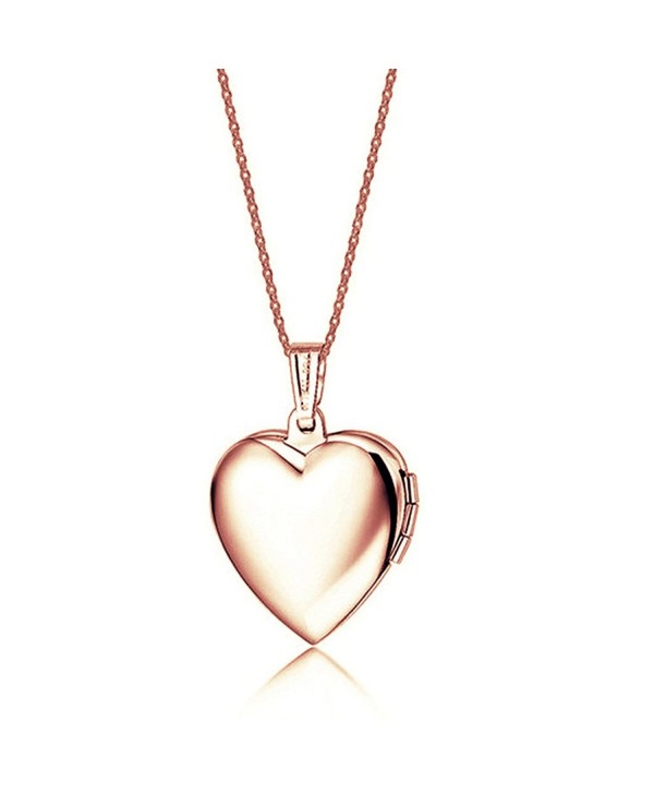 Titanium Steel Heart Locket Necklace NGG245 - CL11YNLYR9J