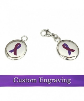 MyIDDr Custom Engraved Purple Awareness