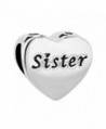 DemiJewelry Heart Sister Charms Bracelets