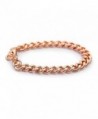 Gold Chain Bracelet - 14k Gold Dipped Curb Chain for Women - Charitable Chain of Hope - Benevolence LA - CS12G3OWB0P