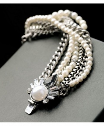 Daisy Multilayers Strand Fashion Bracelet in Women's Strand Bracelets