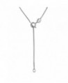 Sterling Silver Synthetic Necklace Extender in Women's Pendants