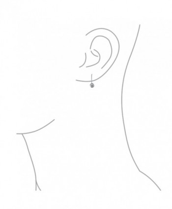 Bling Jewelry Rhodium Plated Earrings in Women's Drop & Dangle Earrings