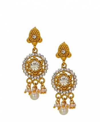 Bindhani Simulated Multilayer Necklace Earrings