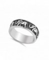 Elephant Animal Sterling Silver RNG16099 9