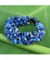 NOVICA Lapis Lazuli Beaded Bracelet in Women's Link Bracelets