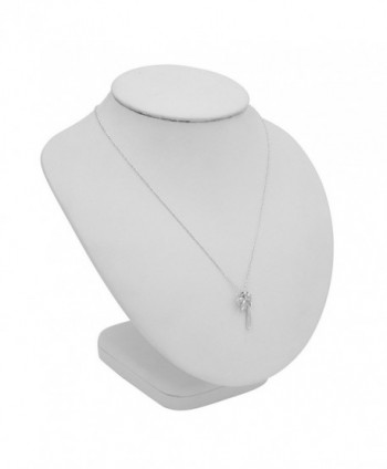 Sterling Silver Diamond Pendant Necklace Chain in Women's Pendants