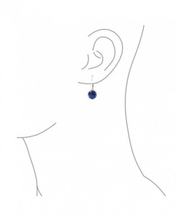 Bling Jewelry Sterling Leverback Gemstone in Women's Drop & Dangle Earrings