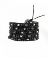CHRISTINELLE Leather Bracelet Beaded Bracelets