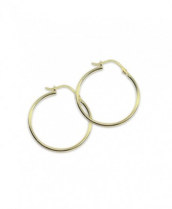 Yellow Lightweight Round Tube Classic Earrings