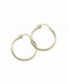 Yellow Lightweight Round Tube Classic Earrings