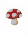 Mushroom Toadstool Emoji Shroom Enamel Lapel Pin - CV18769UHWZ