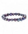 Aobei Pearl Cultured Freshwater Pearls Stretch Bracelet as Mother's Day Gift 8" - CK12FK292C1