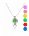 Silver Turtle Essential Diffuser Necklace in Women's Collar Necklaces