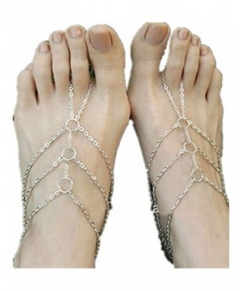 Alvak 3 Layers Slave Toe Foot Chain Beach Ankle Bracelet Anklet 1 Pcs(JLW79) - CV1228377MR