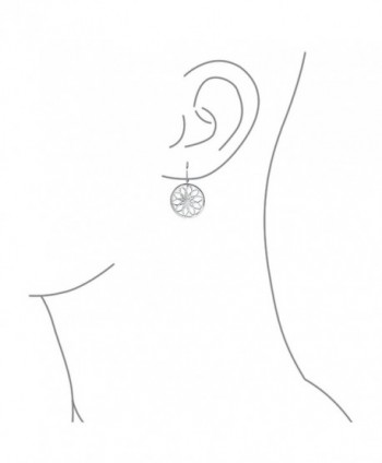 Bling Jewelry Filigree Leverback Earrings