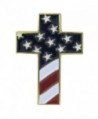 US Flag Store Christian Cross Special Design Pin with USA Flag - CG1125DDQ1R