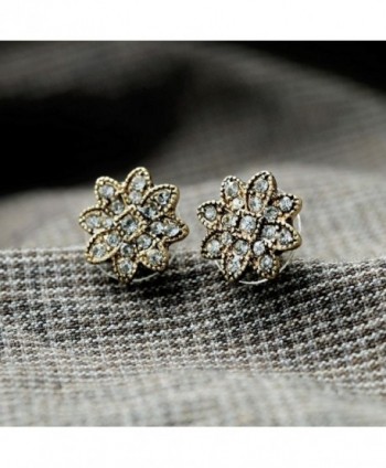 Fashion Jewelry Flower Female Earrings in Women's Stud Earrings