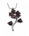 Crystal Silver Tone Necklace Jewelry Valentine in Women's Pendants
