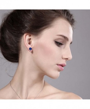 Simulated Sapphire Yellow Womens Earrings in Women's Stud Earrings