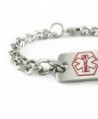 MyIDDr Pre Engraved Customizable Medical Bracelet in Women's ID Bracelets