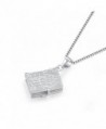 Sterling Silver Prayer Necklace Pendant in Women's Pendants