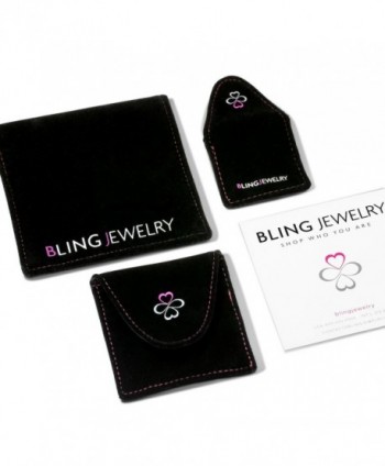 Bling Jewelry Silver Crystal Dangle in Women's Charms & Charm Bracelets